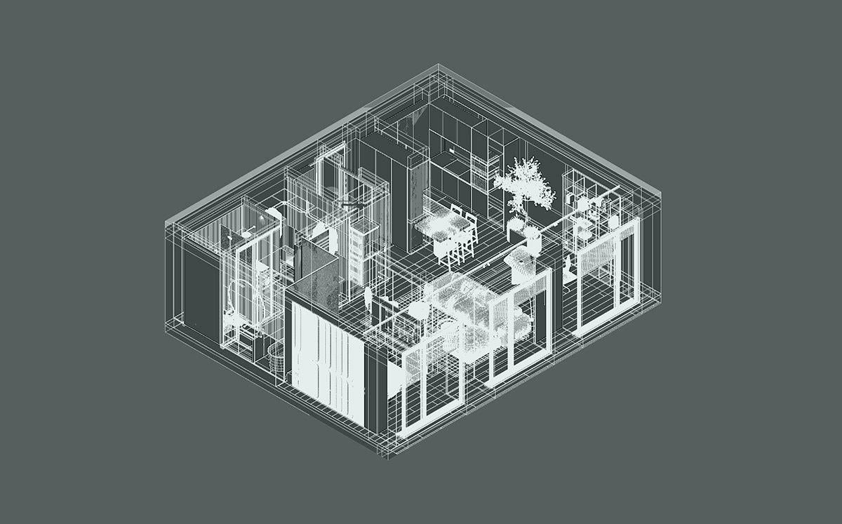 House design drawing (effect drawing)