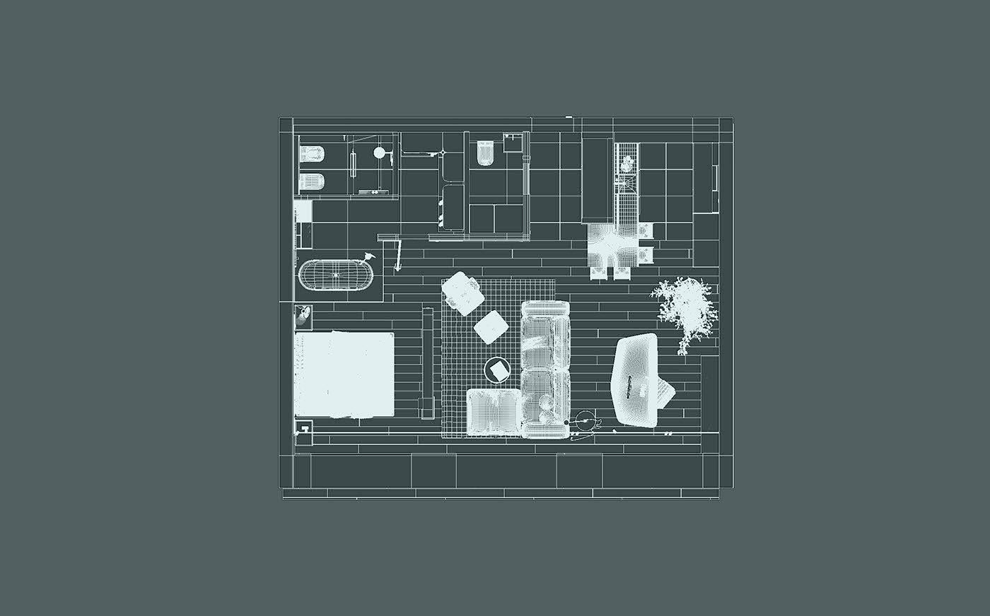 House design drawing (effect drawing)